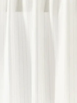 Cortinas semitransparente con cinta de lazo Birch, 2 uds.