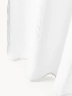 Cortinas semitransparente de muselina con dobladillo Malvina, 2 uds.