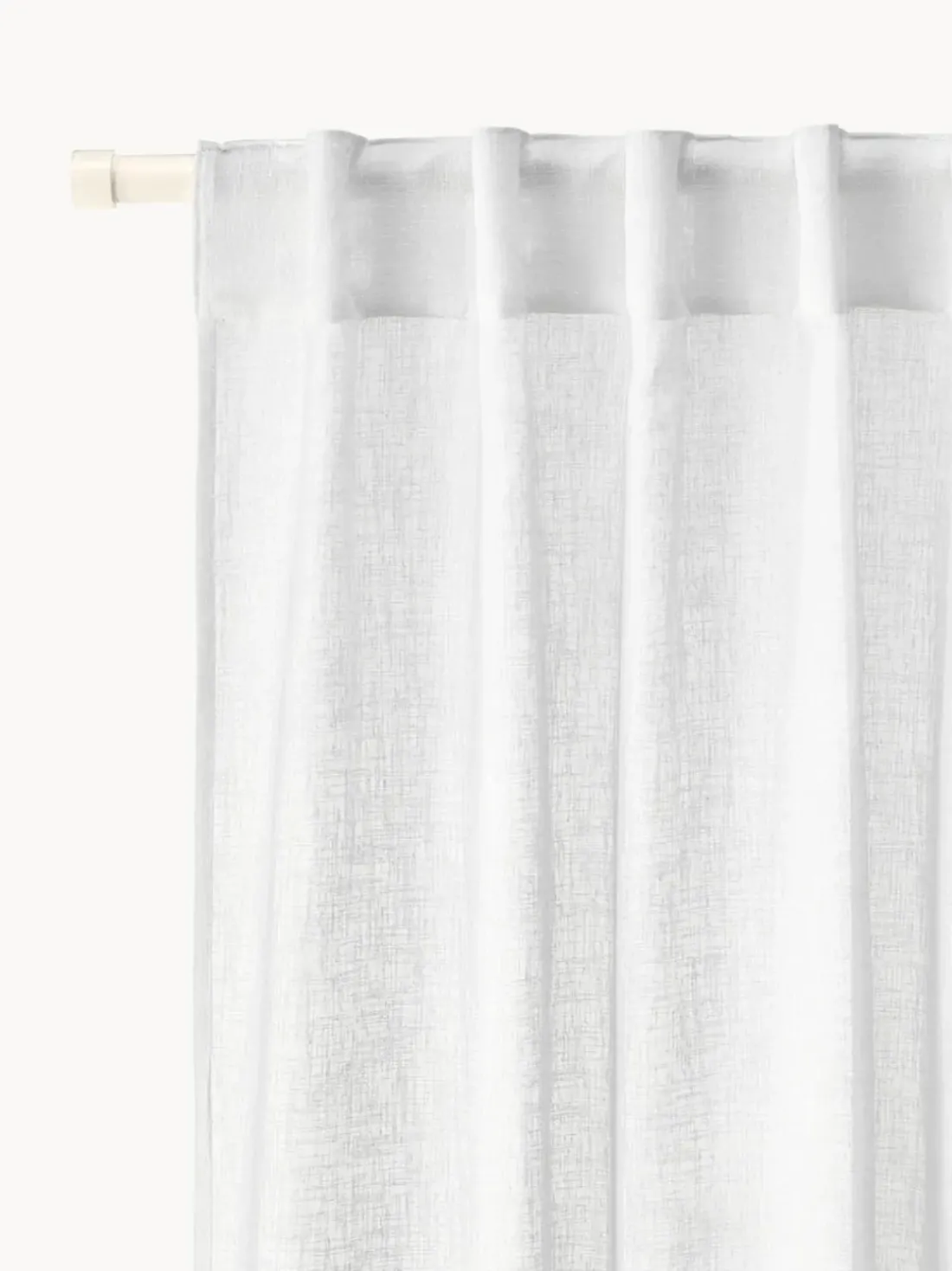 Cortinas semitransparentes Ibiza, 2 uds.