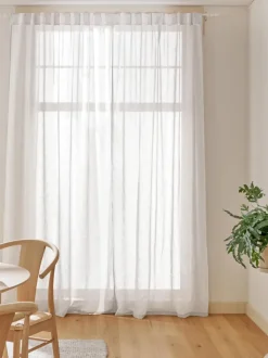 Cortinas semitransparentes Ibiza, 2 uds.