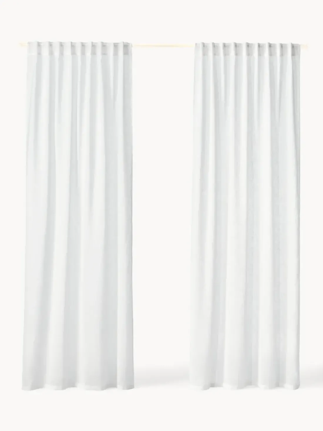 Cortinas semitransparentes Ibiza, 2 uds.