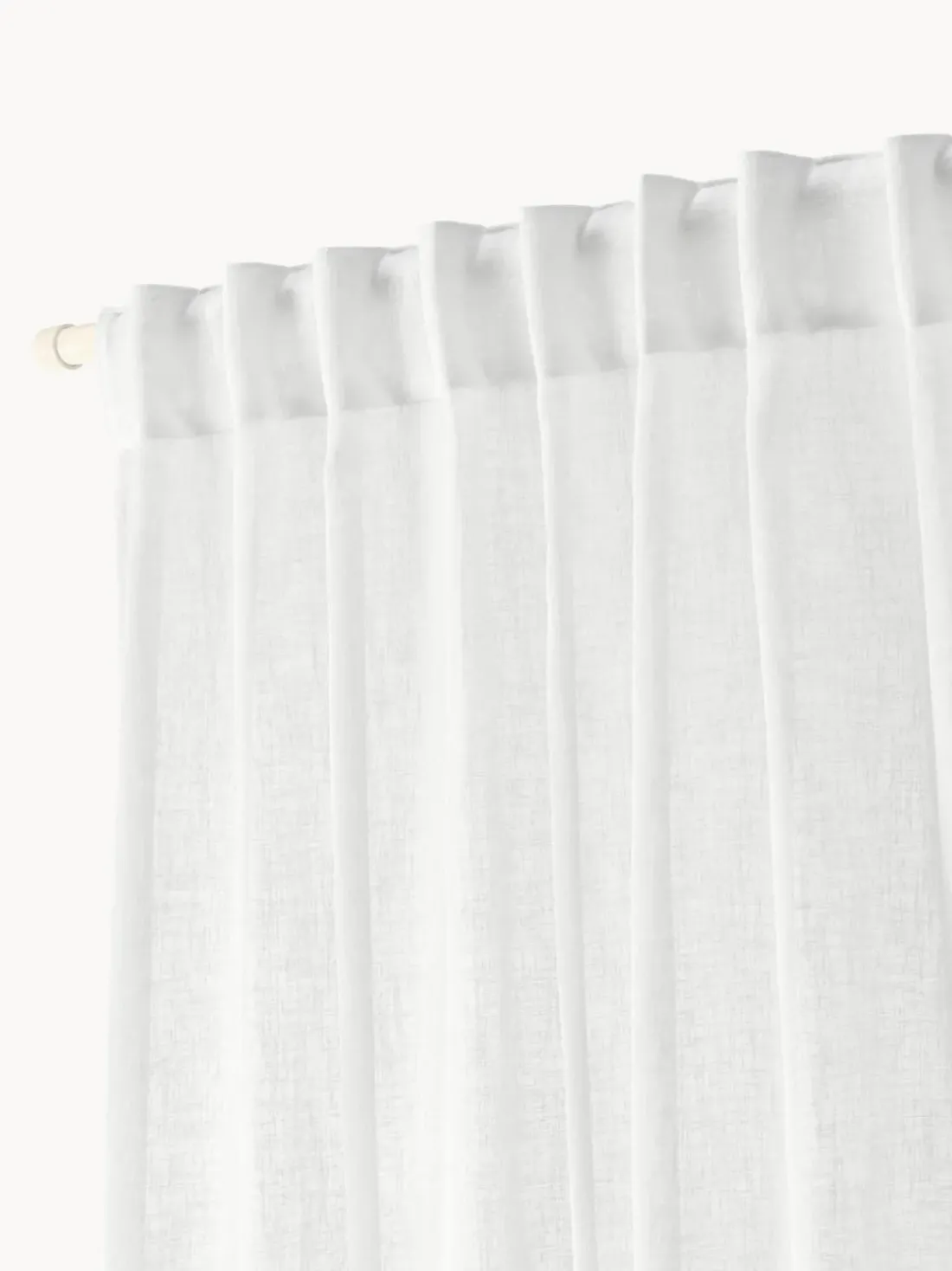 Cortinas semitransparentes Ibiza, 2 uds.