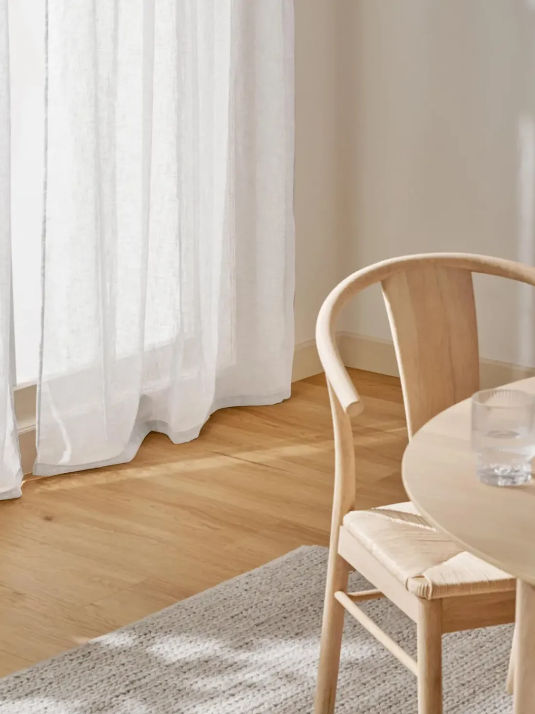 Cortinas semitransparentes Ibiza, 2 uds.