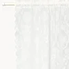 Cortinas transparentes con dobladillo Lacina, 2 uds.