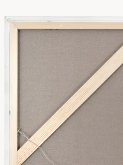 Cuadro en lienzo pintado a mano Scenario, marco de madera