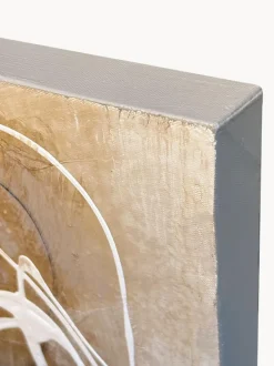 Cuadro en lienzo pintado a mano Cream