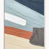 Cuadro en lienzo pintado a mano con marco Fabrics