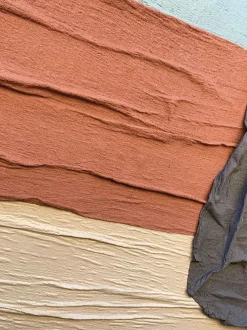 Cuadro en lienzo pintado a mano con marco Fabrics