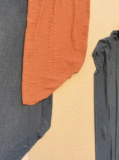 Cuadro en lienzo pintado a mano con marco Fabrics