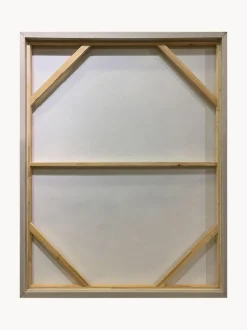 Cuadro en lienzo pintado a mano con marco Fabrics