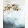 Cuadro en lienzo pintado a mano Freja Blanche