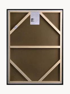 Cuadro en lienzo pintado a mano Without, marco de madera