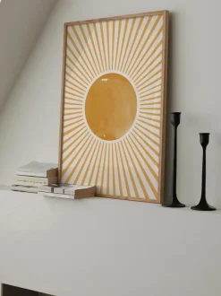 Cuadro enmarcado Boho Sun