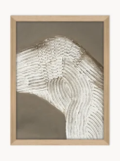 Cuadro Nordic Art / Raw shape 1 / 30x40 cm / Marco de roble