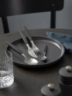 Cubertería cepillada mate Focus de Luxe, 4 comensales (12 pzas.)