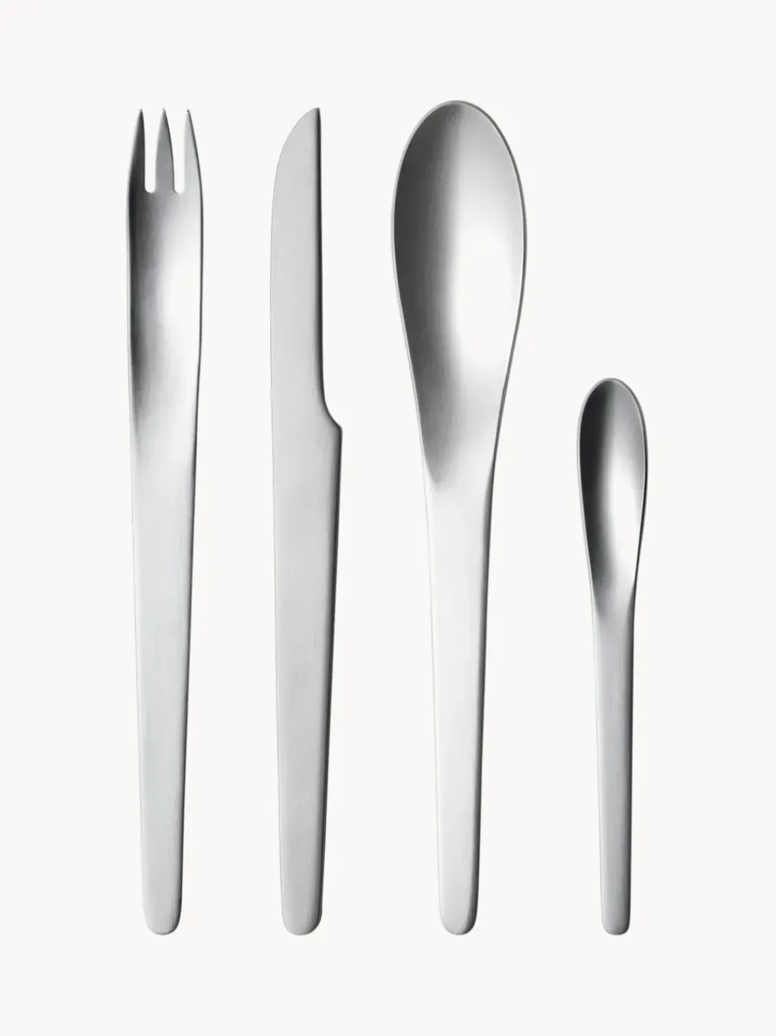 Cubertería muy pulida Arne Jacobsen, tamaños diferentes