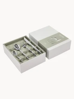 Cubertería pulida espejo Twist, 4 comensales (16 pzas.)