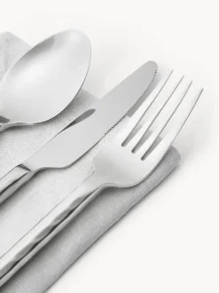 Cubertería pulida martillada Miles, 4 comensales (20 pzas.)