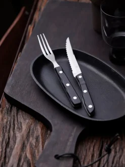 Cubiertos de bistec con caja Old Farmer, tamaños diferentes