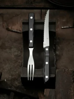 Cubiertos de bistec con caja Old Farmer, tamaños diferentes