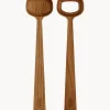 Cubiertos para servir de madera de roble Hammershøi