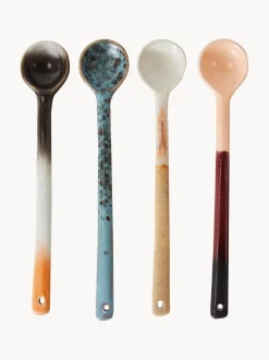 Cucharas artesanales con esmalte reactivo 70s