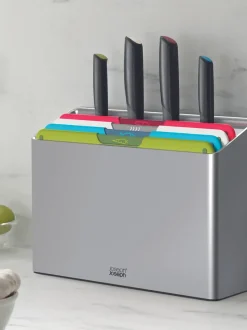Cuchillos de cocina y tablas de cortar con soporte Folio Icon Plus, 9 pzas.
