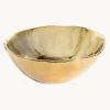 Cuenco artesanal de porcelana Gold