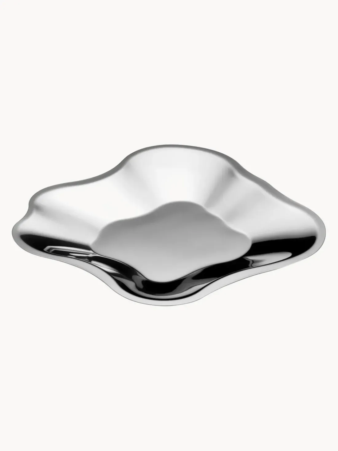Cuenco decorativo de acero inoxidable Alvar Aalto