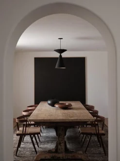 Cuenco decorativo de madera de haya Rond