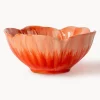 Cuencos artesanales con relieves Poppy, 2 uds.