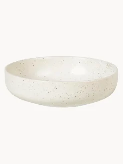 Cuencos artesanales de gres Nordic Vanilla, Ø 22 cm, 4 uds.