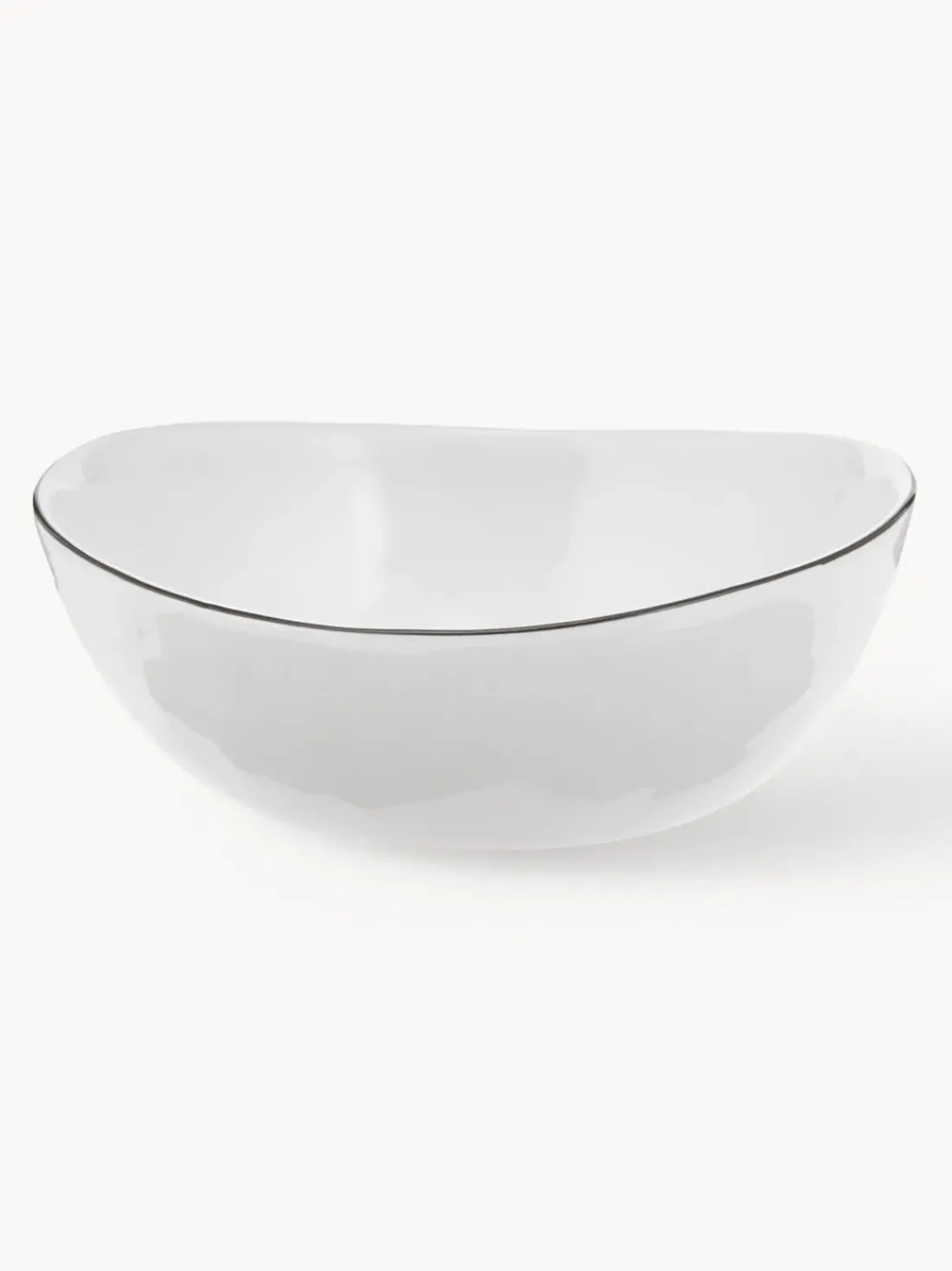 Cuencos artesanales de porcelana Salt, Ø 17 cm, 4 uds.