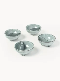 Cuencos artesanales Nordic Sea, 4 uds.