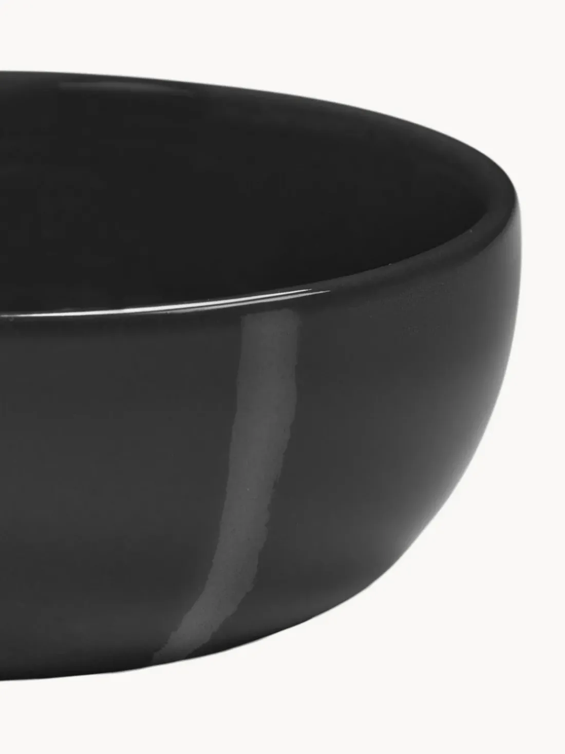 Cuencos de porcelana con esmalte reactivo Zuma, 2 uds.