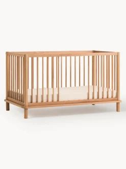 Cuna cama infantil extensible de madera de roble Latitude, 70 x 140 cm