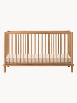 Cuna cama infantil extensible de madera de roble Latitude, 70 x 140 cm
