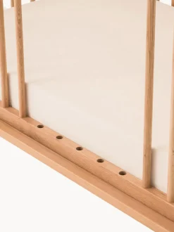 Cuna cama infantil extensible de madera de roble Latitude, 70 x 140 cm