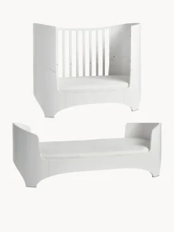Cuna de madera con extensión a cama infantil Leander Classic, 70 x 150 cm