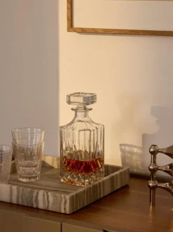 Decantador de cristal con relieve George, 700 ml