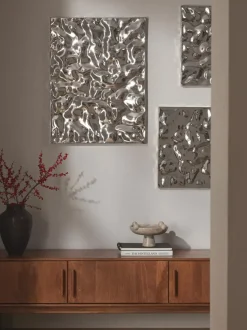 Decoración de pared martillada Splash