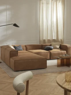 Diván modular de cuero reciclado Lennon