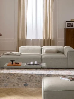 Diván modular de mezcla de lino Lennon