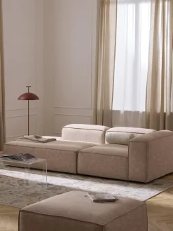 Diván modular de mezcla de lino Lennon