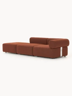 Diván modular en tejido bouclé Anton