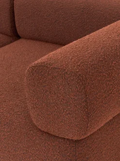 Diván modular en tejido bouclé Anton