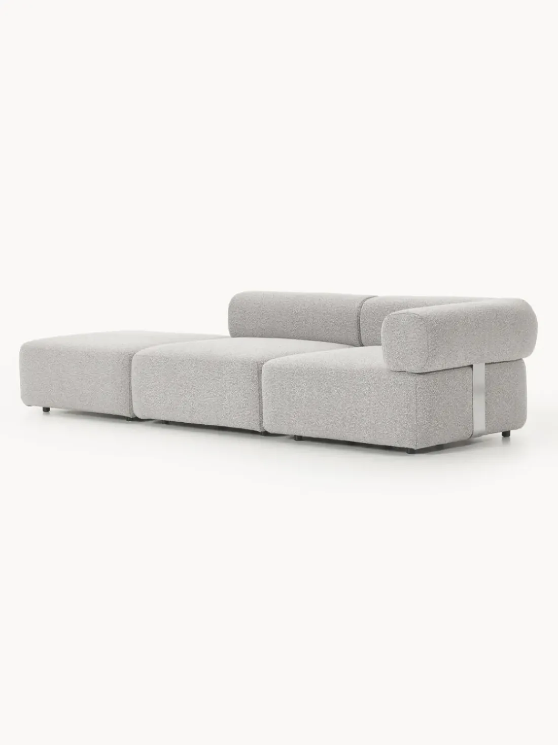 Diván modular en tejido bouclé Anton