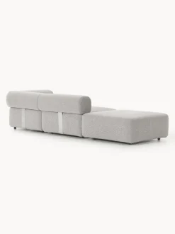 Diván modular en tejido bouclé Anton