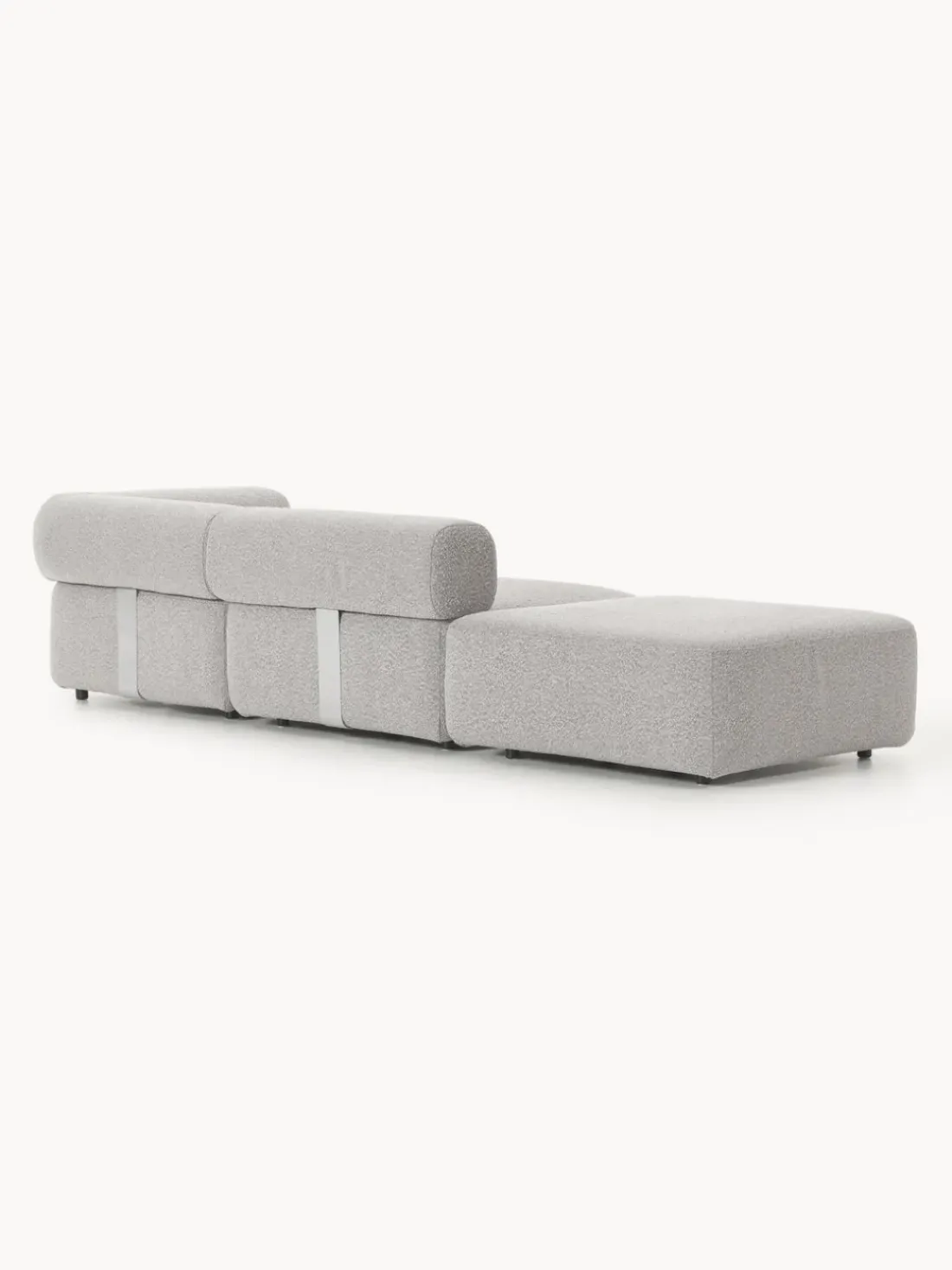 Diván modular en tejido bouclé Anton