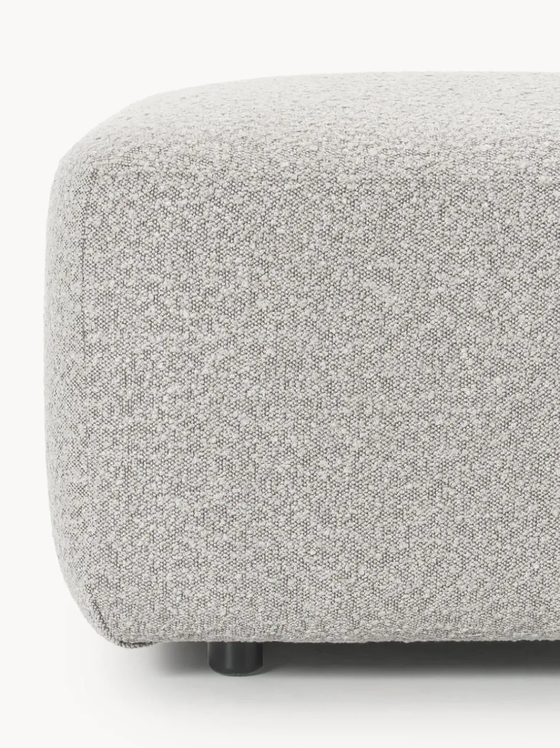 Diván modular en tejido bouclé Anton